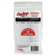 RAWLINGS® STYLE R17LU LINE UP CARDS